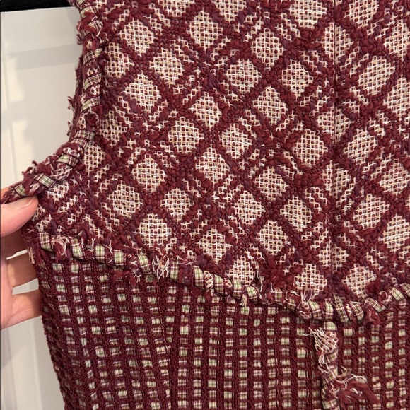 Chanel Burgundy Tweed Dress - Picture 11 of 17